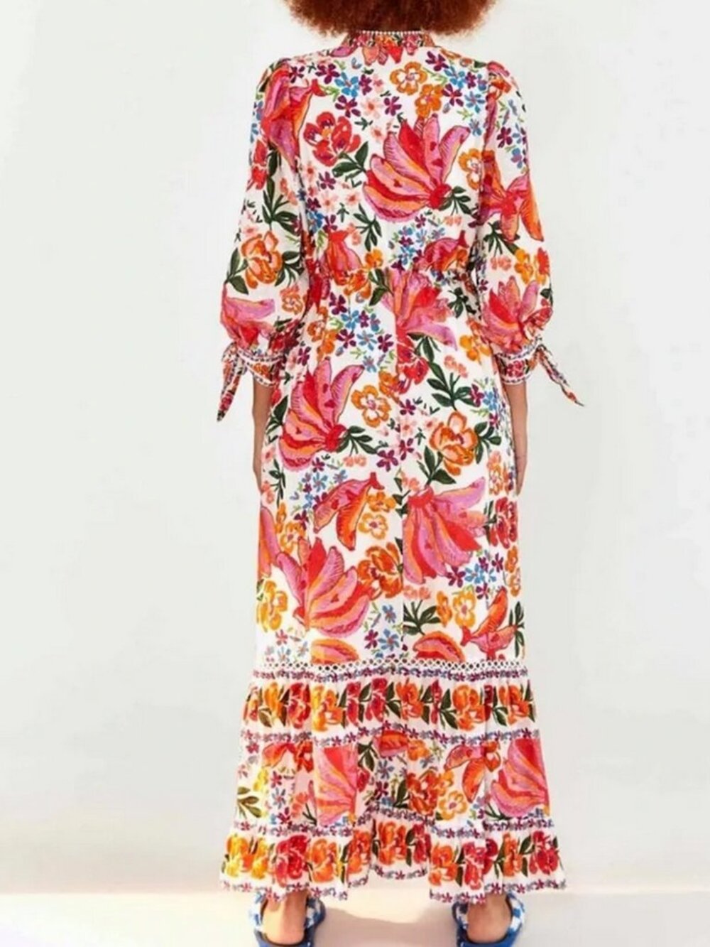 Farm Rio Spring Bananas Maxi Dress - Picture 2 of 14